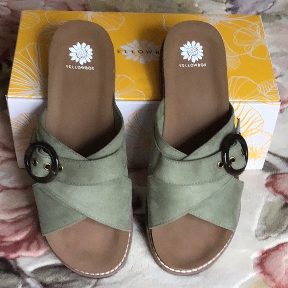 Yellow Box Sandals